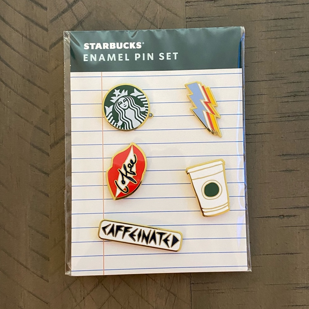 ⚡️NWT Starbucks enamel pin set⚡️Target exclusive
